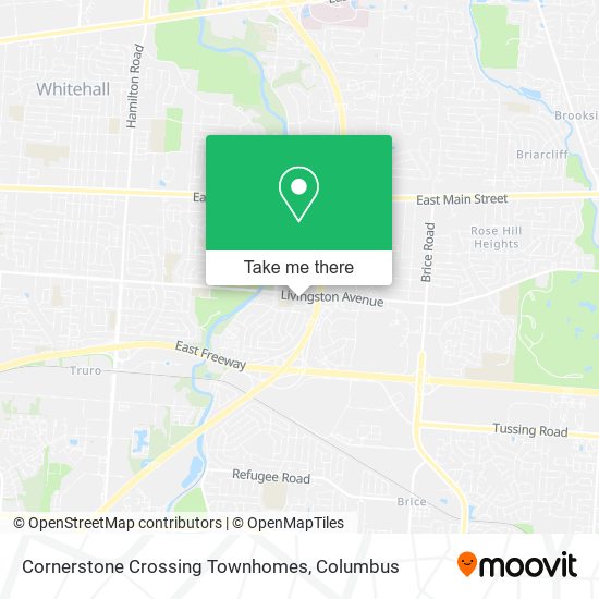 Cornerstone Crossing Townhomes map