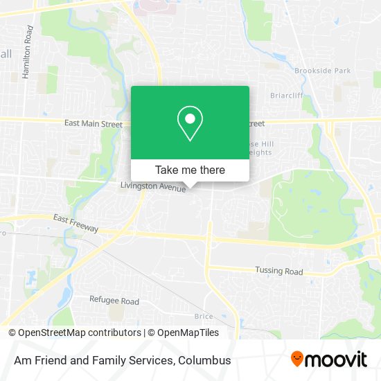 Am Friend and Family Services map