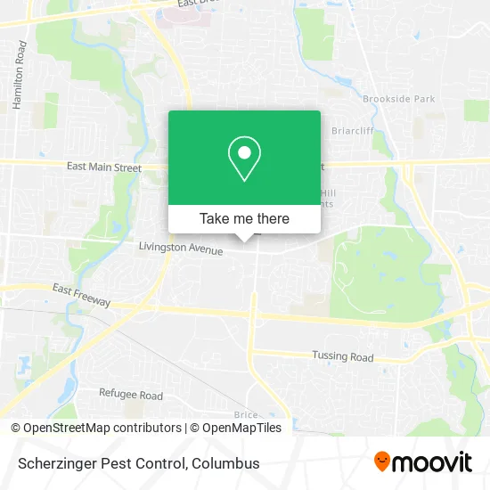 Scherzinger Pest Control map