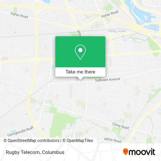Rugby Telecom map