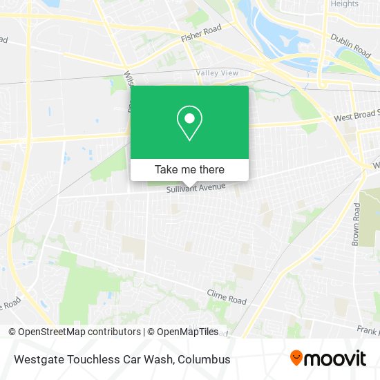 Westgate Touchless Car Wash map