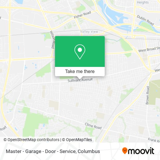 Mapa de Master - Garage - Door - Service