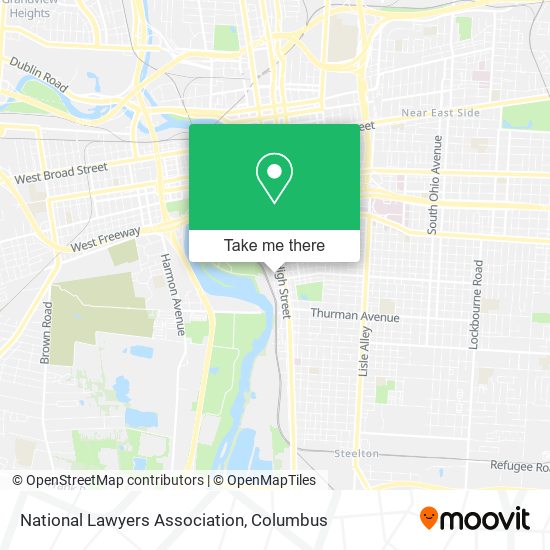 Mapa de National Lawyers Association