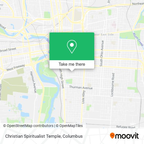 Mapa de Christian Spiritualist Temple