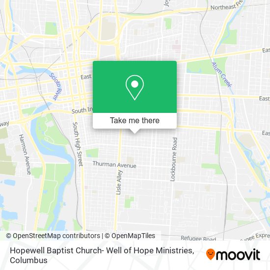 Mapa de Hopewell Baptist Church- Well of Hope Ministries