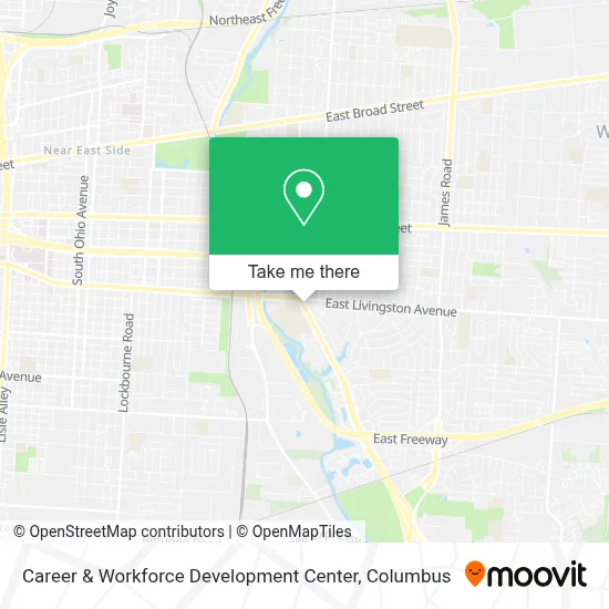 Career & Workforce Development Center map