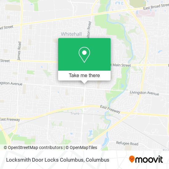 Locksmith Door Locks Columbus map