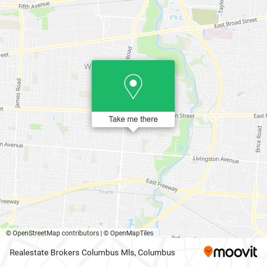 Realestate Brokers Columbus Mls map