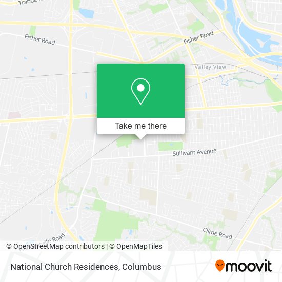 National Church Residences map