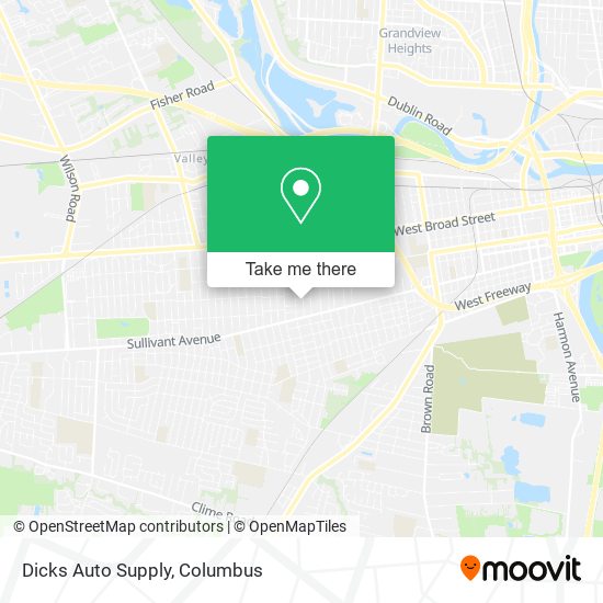 Dicks Auto Supply map