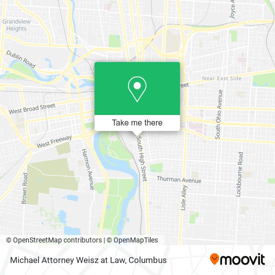 Michael Attorney Weisz at Law map