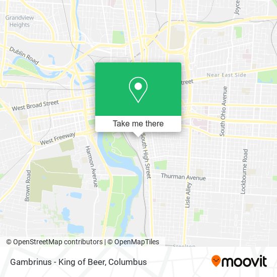Gambrinus - King of Beer map