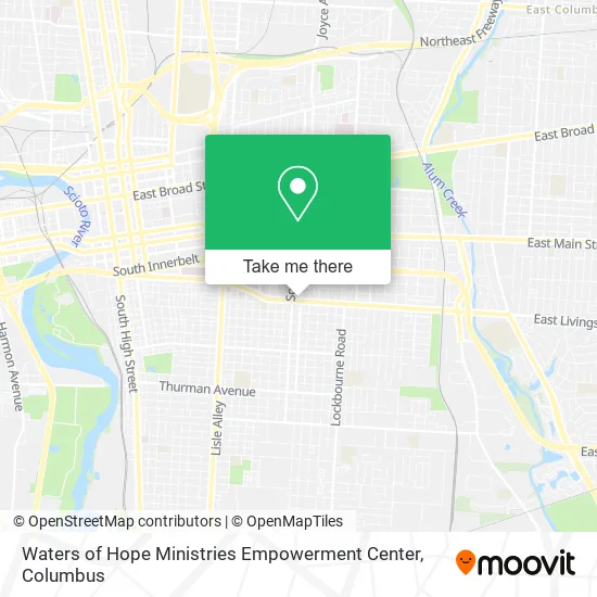 Mapa de Waters of Hope Ministries Empowerment Center
