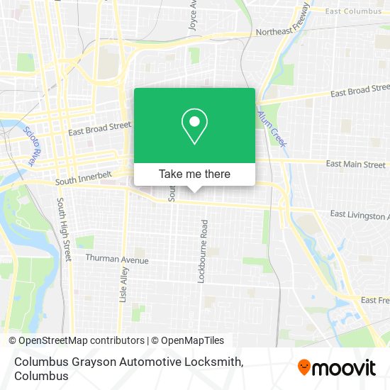 Mapa de Columbus Grayson Automotive Locksmith