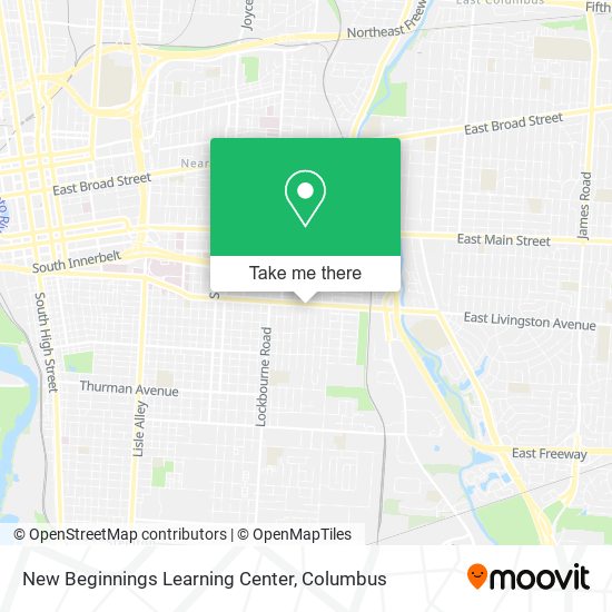 Mapa de New Beginnings Learning Center