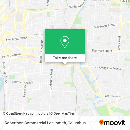 Mapa de Robertson Commercial Locksmith