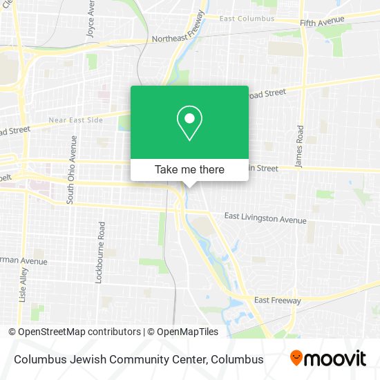 Mapa de Columbus Jewish Community Center