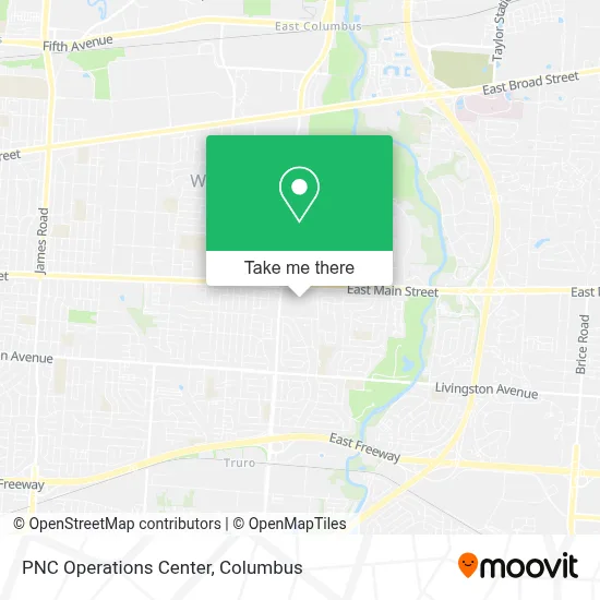 PNC Operations Center map
