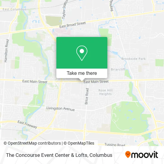 Mapa de The Concourse Event Center & Lofts