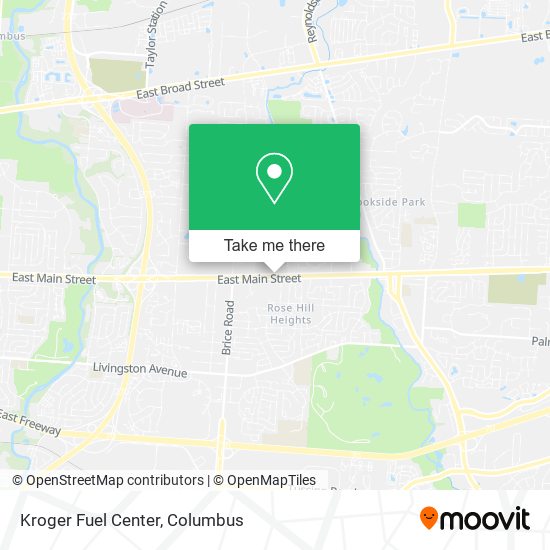 Kroger Fuel Center map