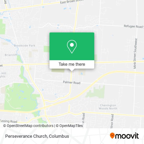 Perseverance Church map
