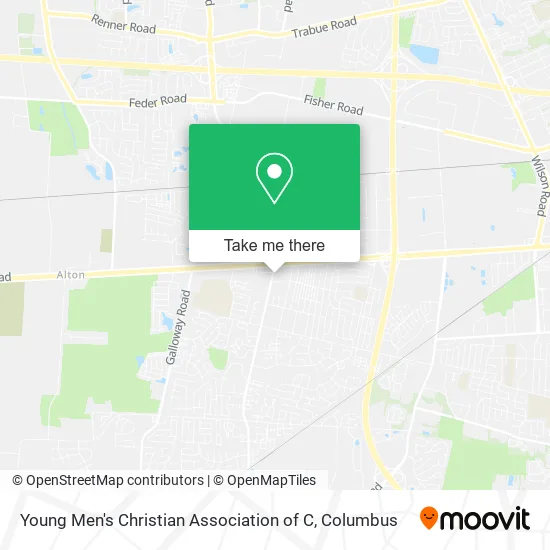 Mapa de Young Men's Christian Association of C