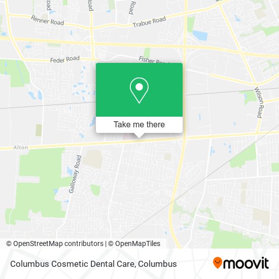 Mapa de Columbus Cosmetic Dental Care