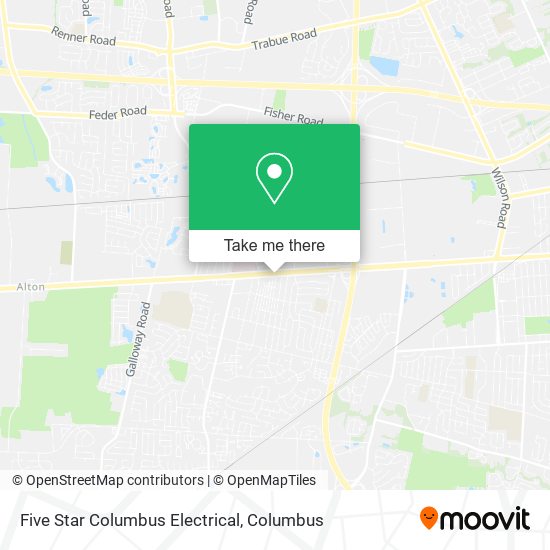 Mapa de Five Star Columbus Electrical