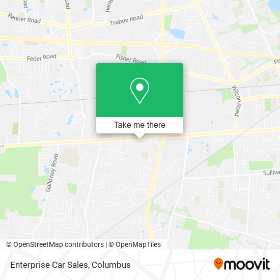 Enterprise Car Sales map