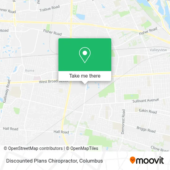 Discounted Plans Chiropractor map