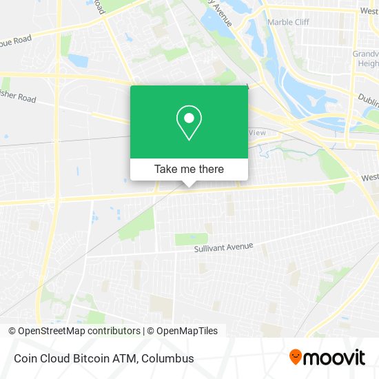 Mapa de Coin Cloud Bitcoin ATM