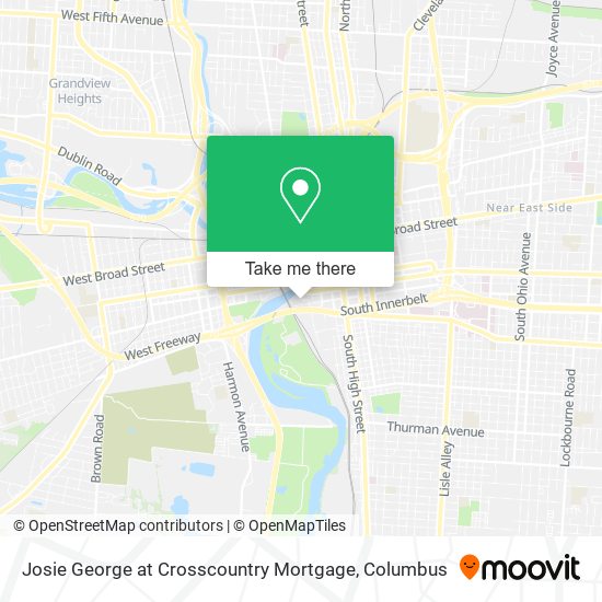 Josie George at Crosscountry Mortgage map