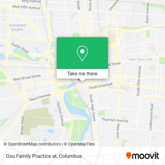 Mapa de Osu Family Practice at