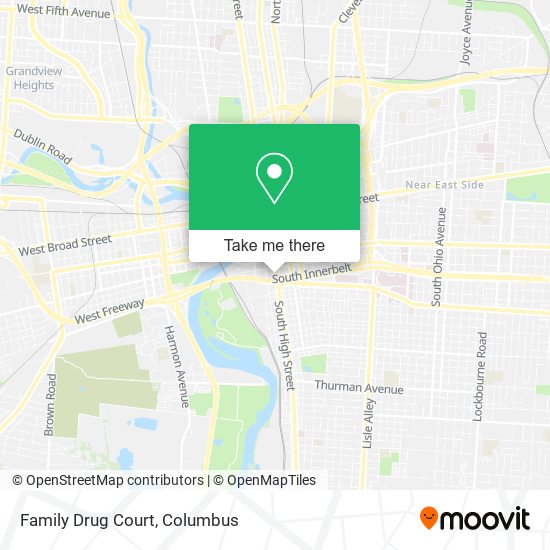 Family Drug Court map