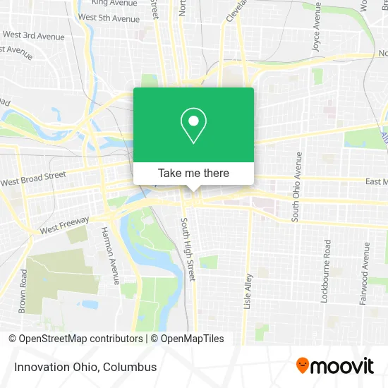 Innovation Ohio map
