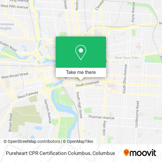 Mapa de Pureheart CPR Certification Columbus