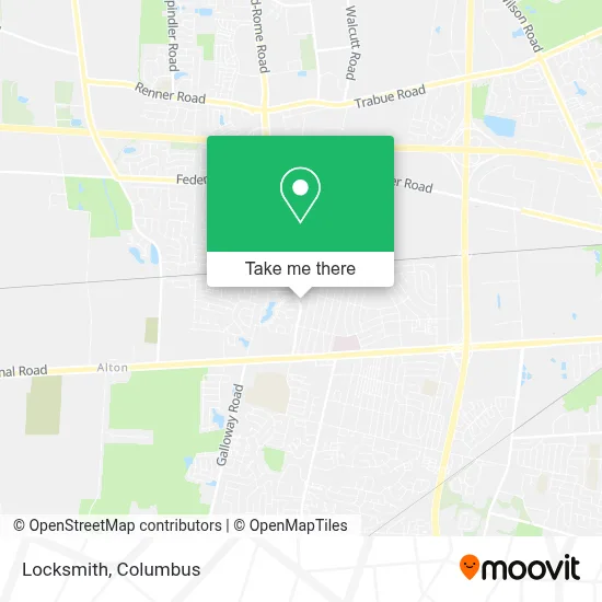 Locksmith map