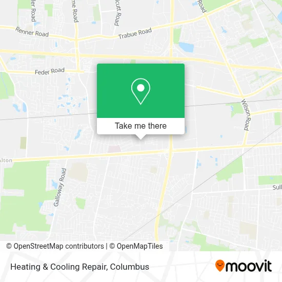 Heating & Cooling Repair map
