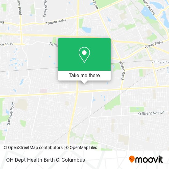 Mapa de OH Dept Health-Birth C