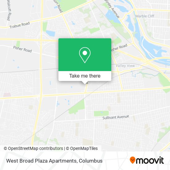 Mapa de West Broad Plaza Apartments