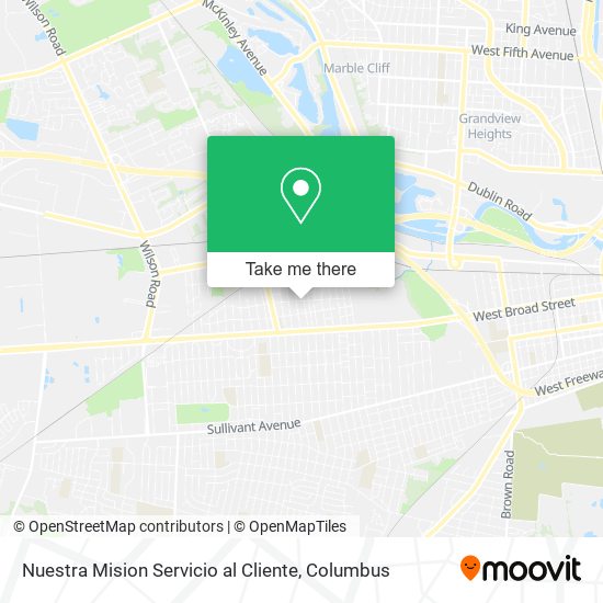 Nuestra Mision Servicio al Cliente map
