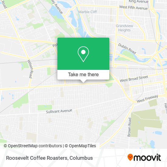 Roosevelt Coffee Roasters map