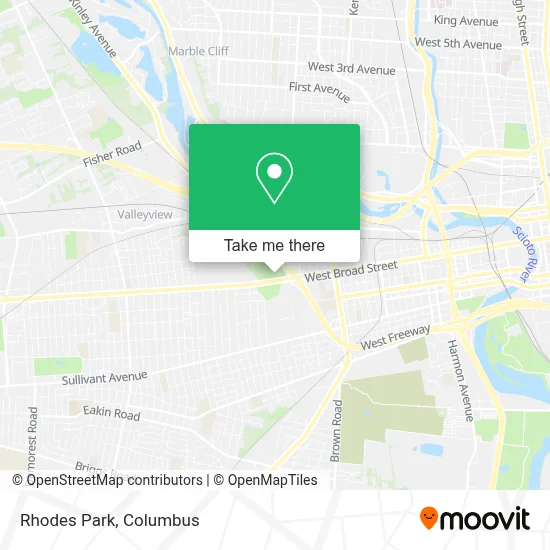 Rhodes Park map