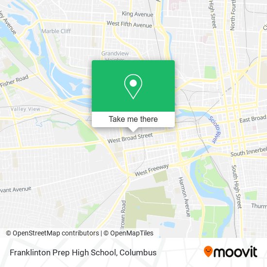 Franklinton Prep High School map