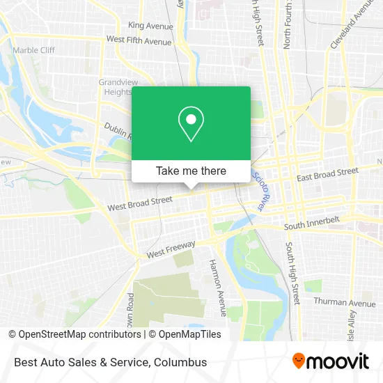 Best Auto Sales & Service map