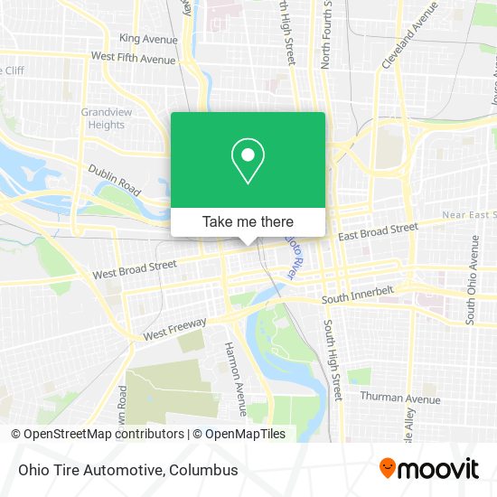 Ohio Tire Automotive map