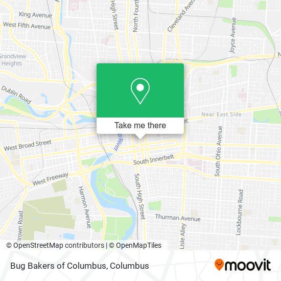 Mapa de Bug Bakers of Columbus