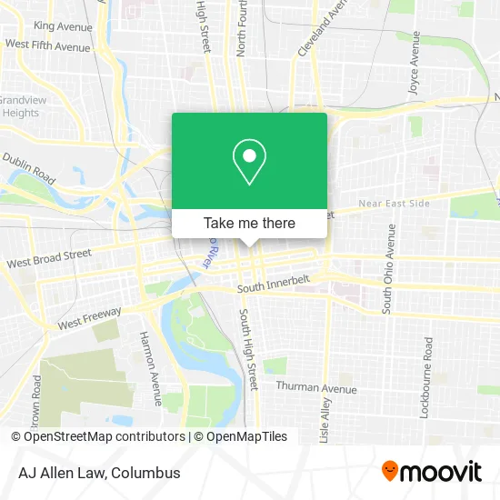AJ Allen Law map