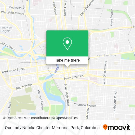 Our Lady Natalia Cheater Memorial Park map