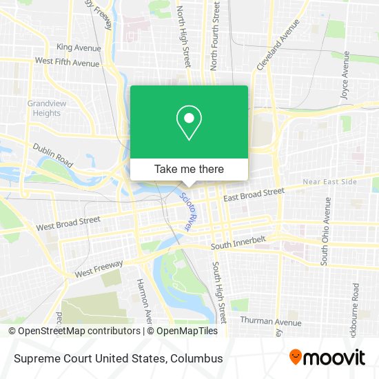 Supreme Court United States map
